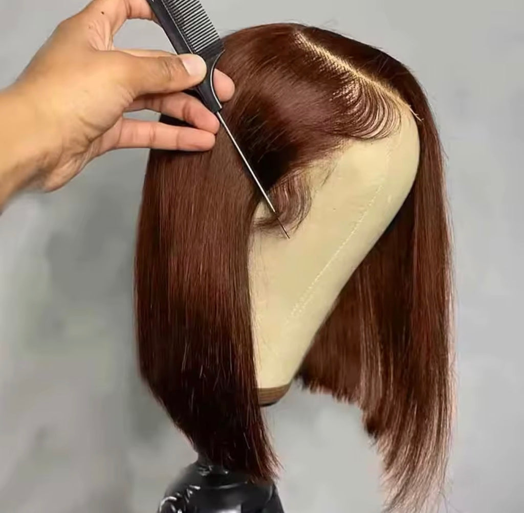 8” BOB WIG – MEDIUM BROWN (#4)