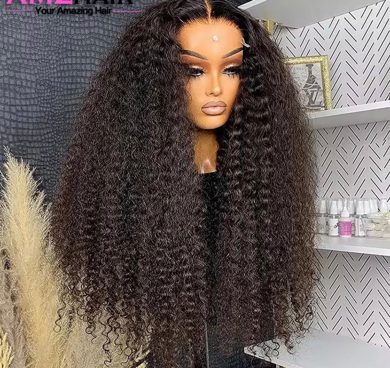 Glueless Wig Jerry Curly 5*5