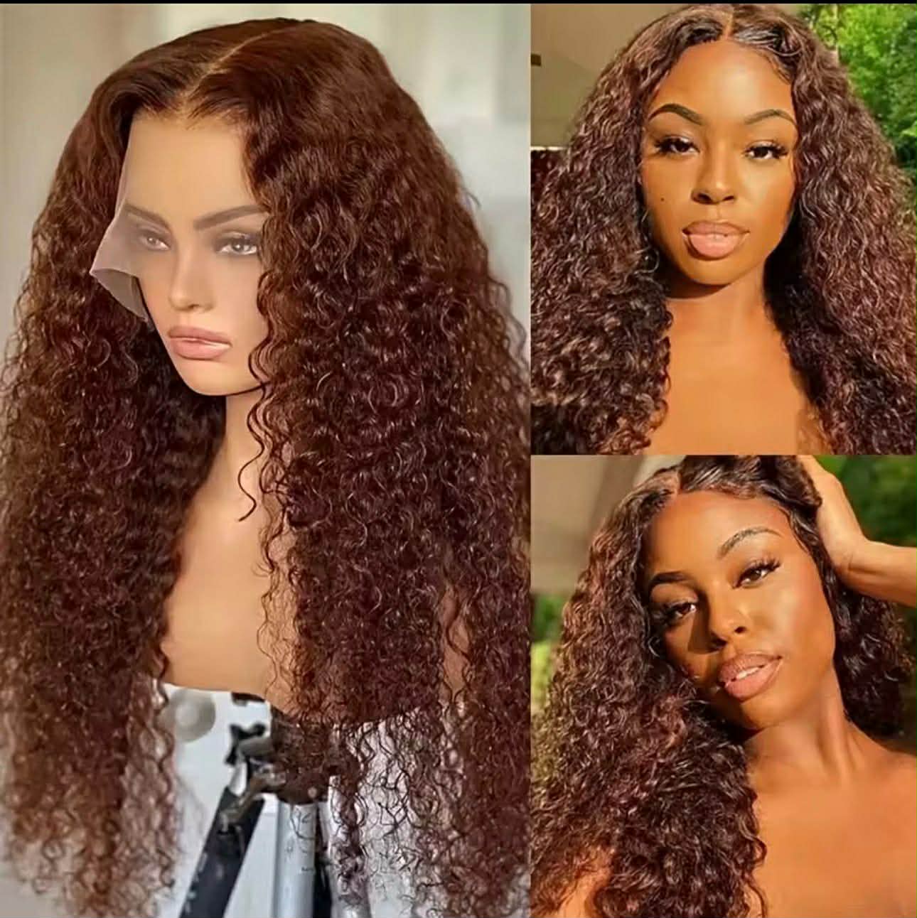 Glueless 24” Jerry Curly Wig