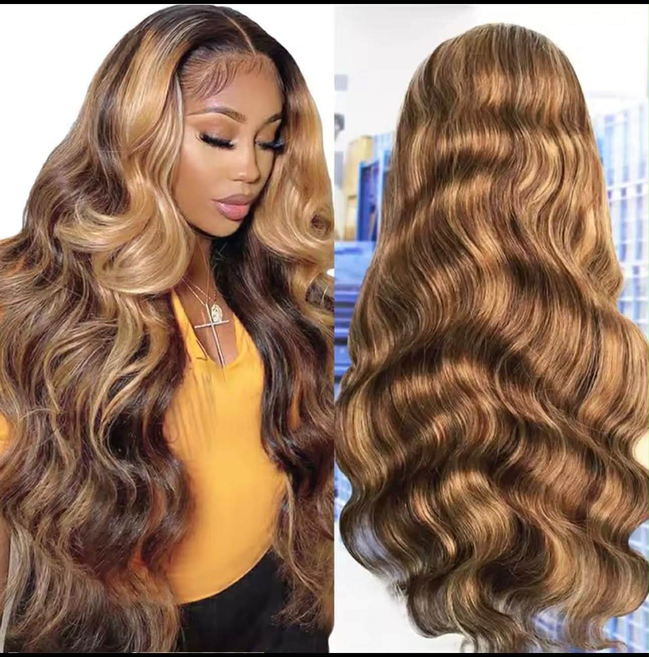 24” Body Wave Wig – 13x4 Honey Blonde (4/27) (180%)