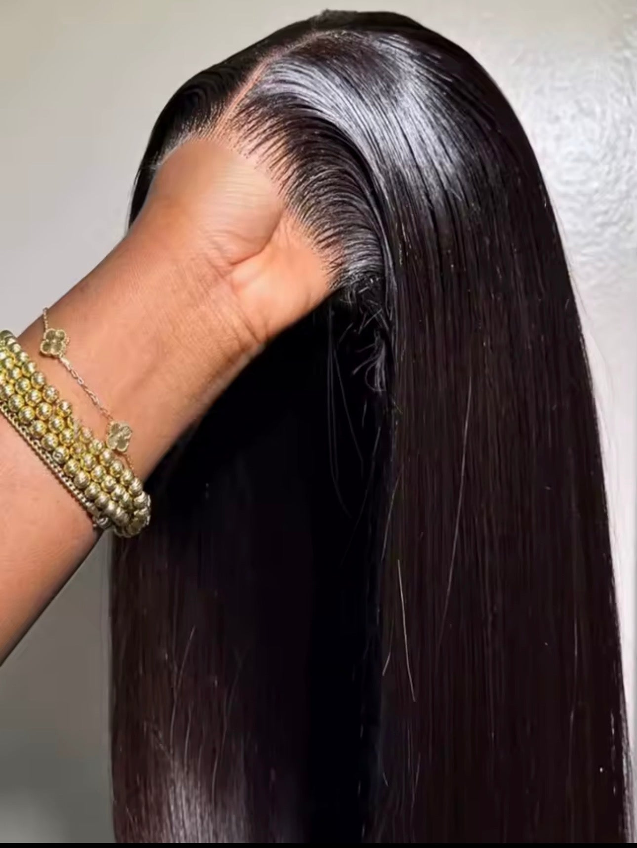 26” Straight Wig – 13x4 Black (180%)